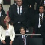 Kate Middleton, Prințul William și Prințul George, prezenți pe stadionul Wembley la finala EURO 2020