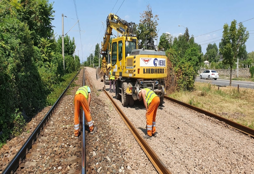 Au început lucrările pe calea ferată Buzău-Făurei