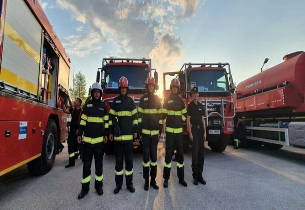 Ziua 1. Pompierii români din Grecia vor asigura protecția a trei localități din zona Attica