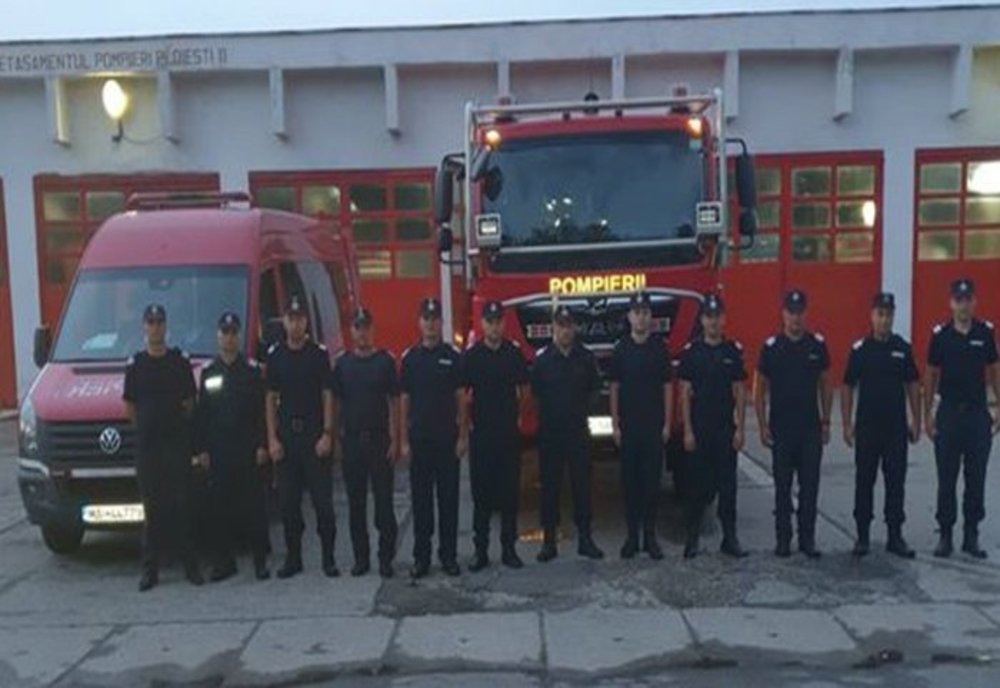 12 pompieri prahoveni, printre salvatorii trimiși de România în ajutorul grecilor