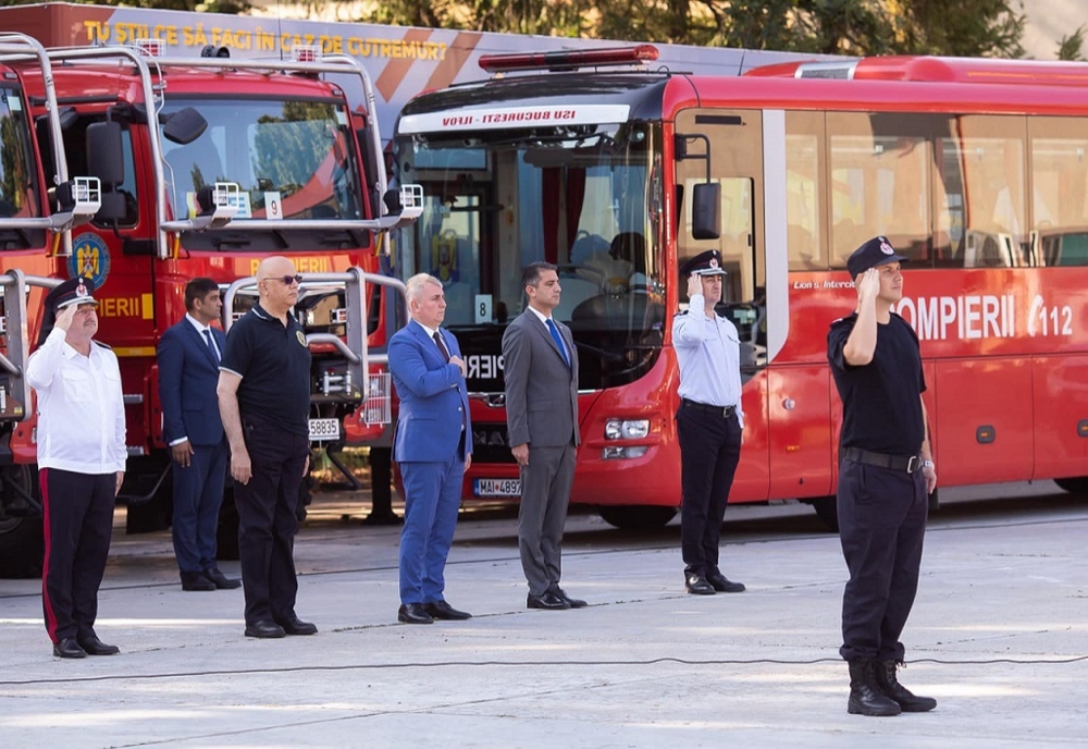 Ciolpani: Pompierii români care au ajutat la stingerea incendiilor din Grecia – înaintaţi în grad la excepțional
