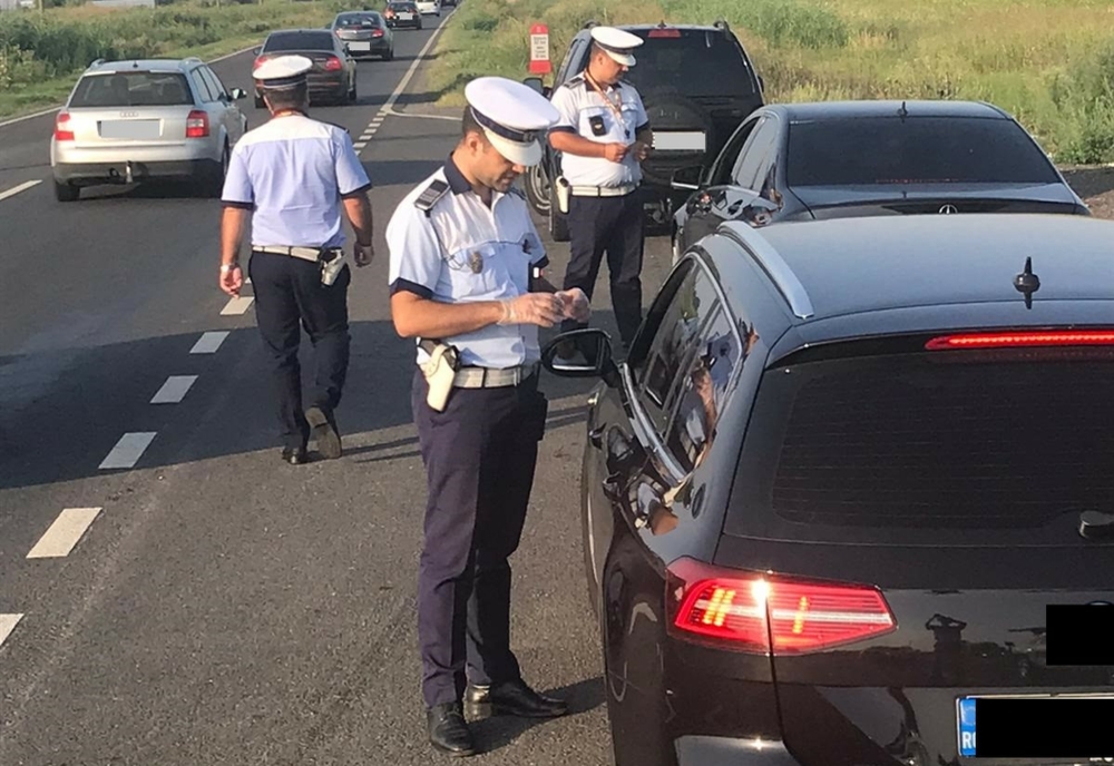 Razie a polițiștilor rutieri în Dâmbovița. Ce au descoperit oamenii legii
