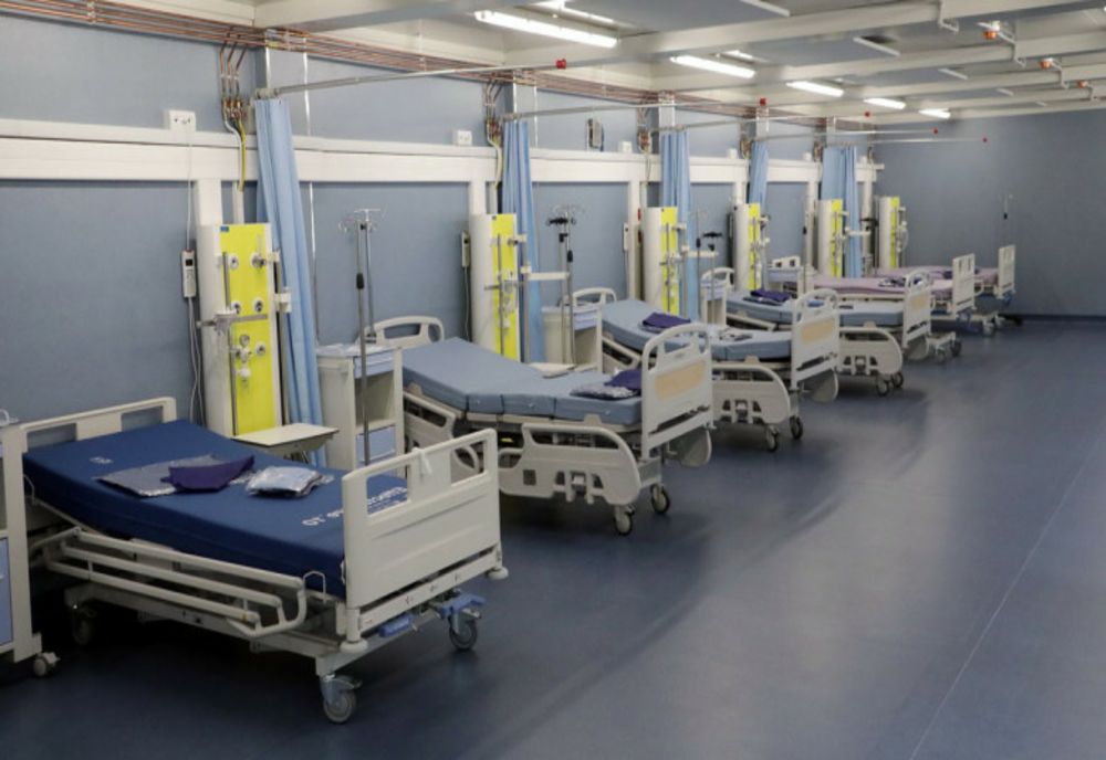 Spital modular pentru pacienții COVID în Caransebeș
