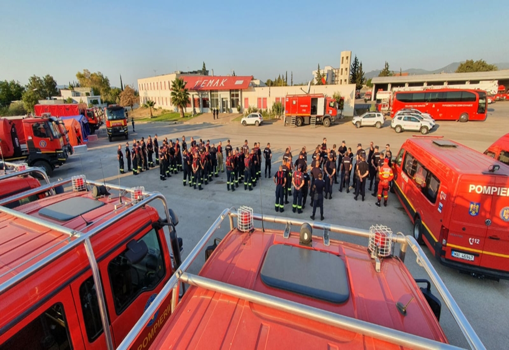 Misiunile pompierilor militari români în Grecia