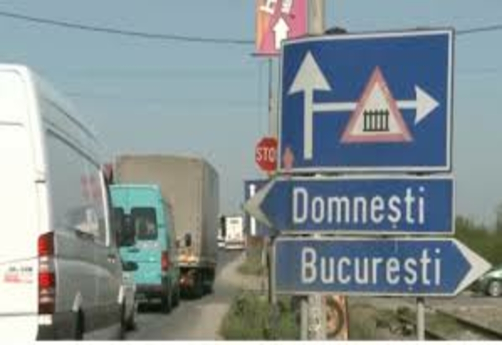 Trafic restricționat temporar pe centura București, în zona pasajului de la Domnești