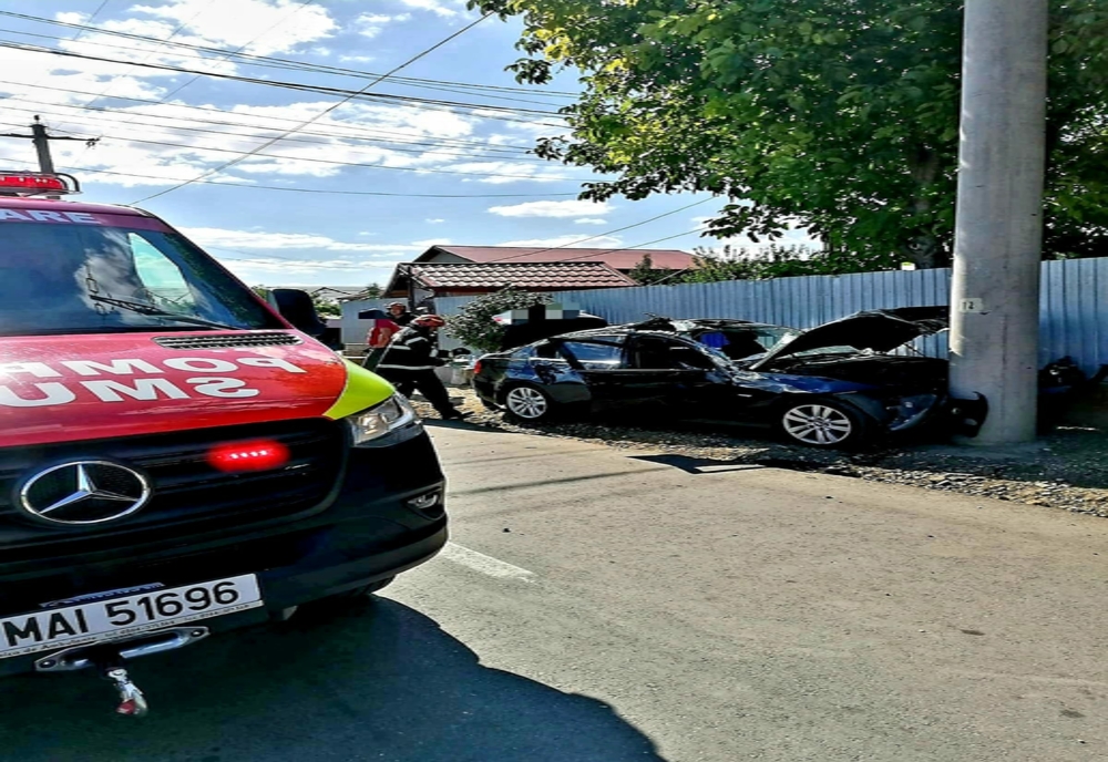 Accident rutier pe DN 5C, la Malu. Două persoane au fost transportate la spital