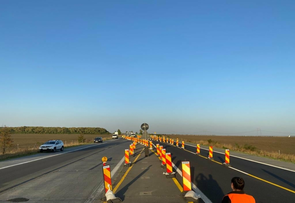 Lucrări pe Autostrada A2 București – Constanța până la sfârșitul lunii noiembrie