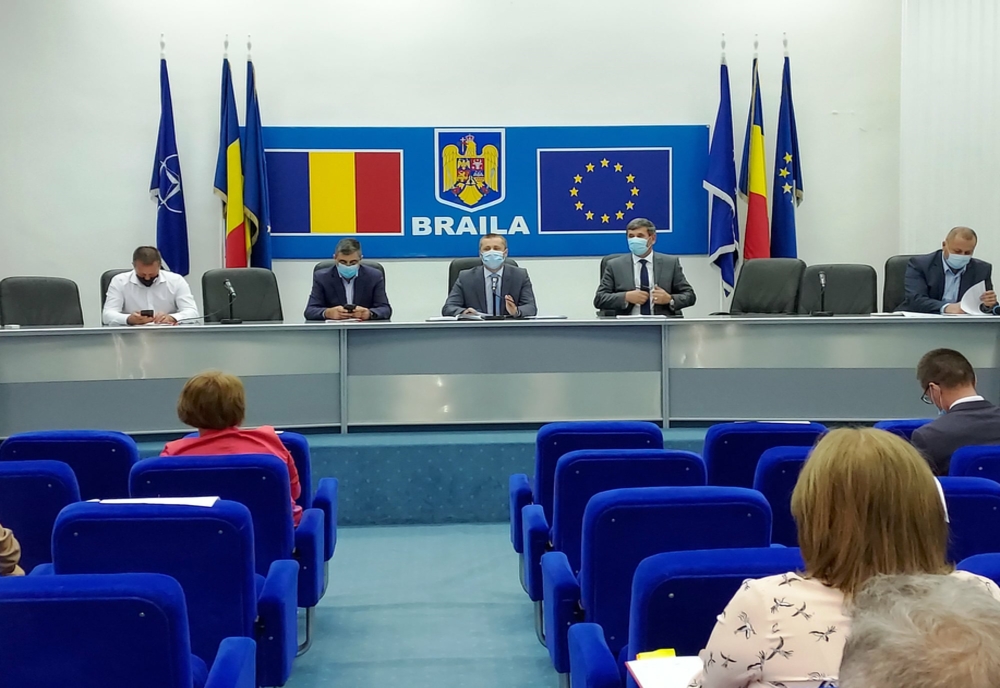 Consilierul Ciprian Hojda întâlnire de lucru la Prefectura Brăila