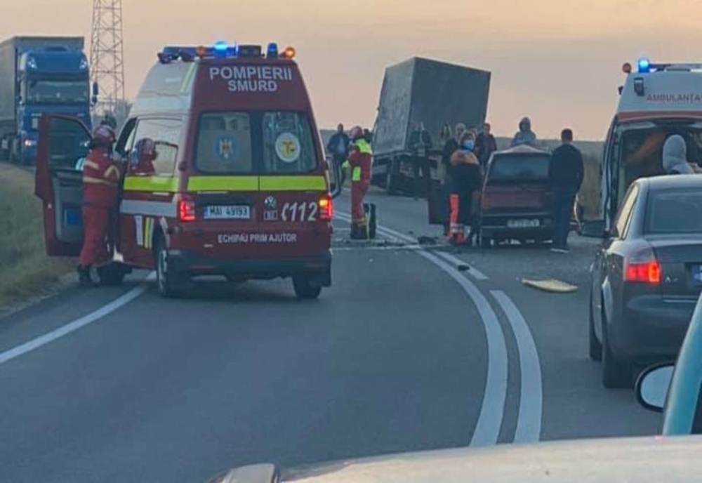 Accident între Slatina şi Piteşti. Trafic rutier blocat, în judeţul Olt