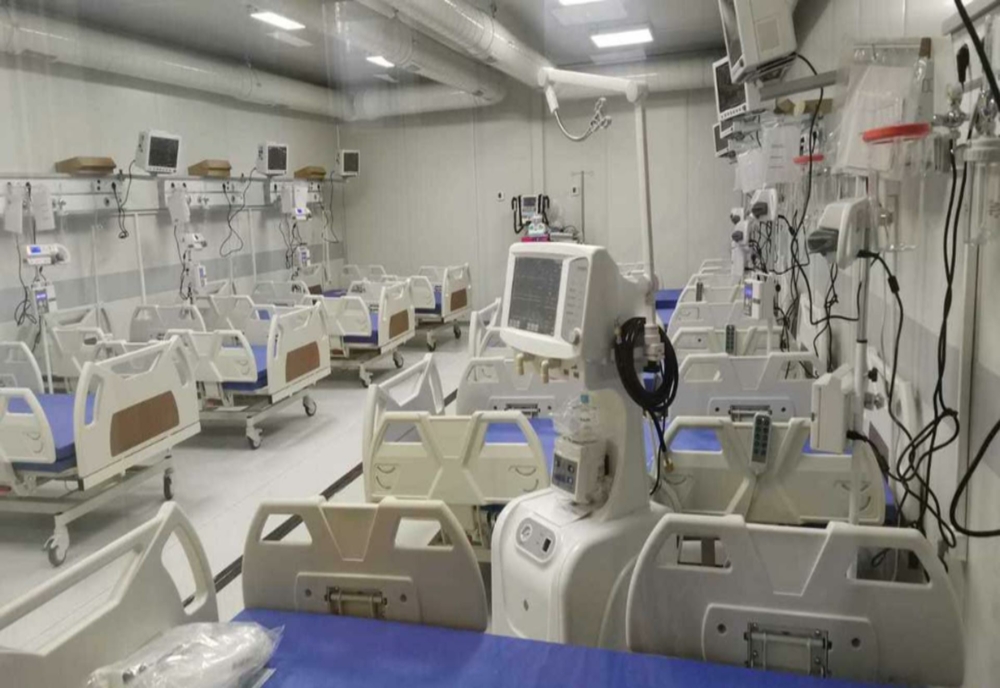 Spitalul modular de la Lețcani, redeschis după 8 luni. Problema oxigenului, încă nerezolvată