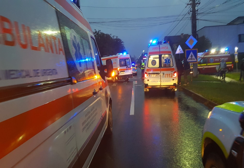 Accident grav în Arad: A fost activat planul roșu