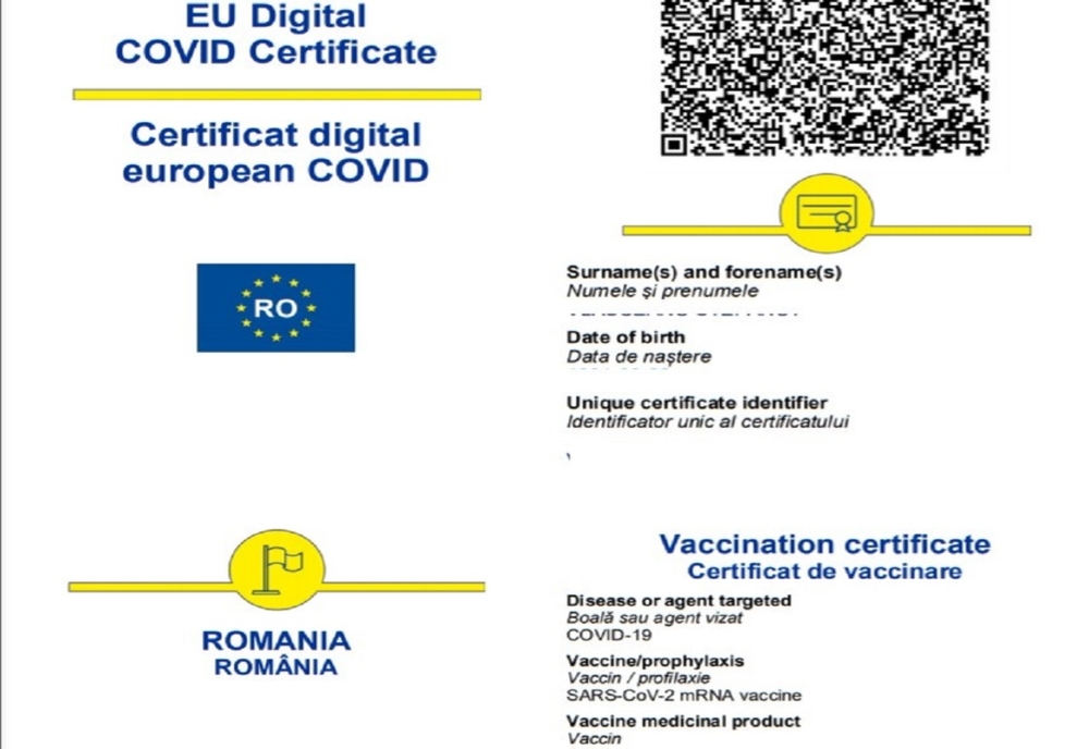 Când devine valid certificatul digital Covid-19?