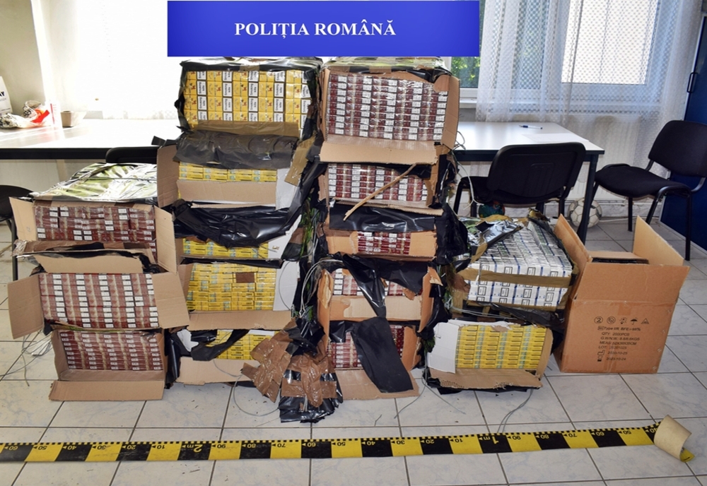 Bucureștean, prins cu țigări de contrabandă, reținut de polițiștii sătmăreni! Câte pachete transporta cu mașina