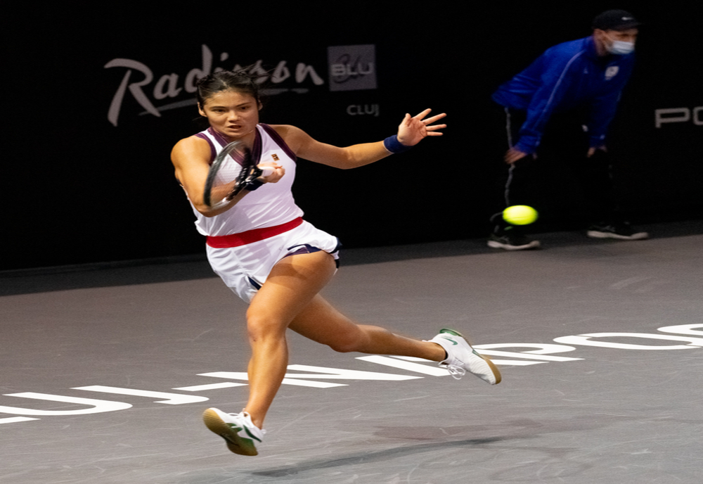 Emma Răducanu a castigat primul ei meci de la Transylvania Open