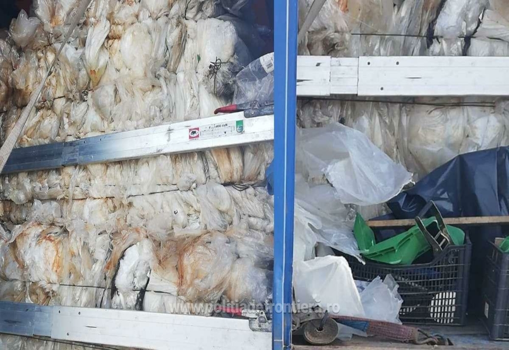 15 tone deșeuri transportate ilegal din Bulgaria, oprite la P.T.F. Giurgiu