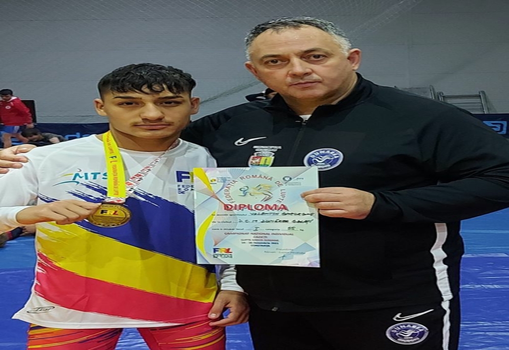 Giurgiu. Valentin Gheorghe va reprezenta România la Campionatul Balcanic de lupte din Grecia
