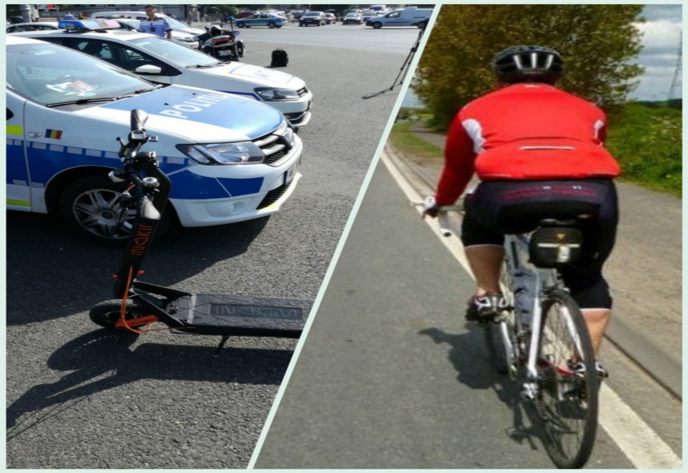 Noi reguli de circulație pentru trotinete și biciclete
