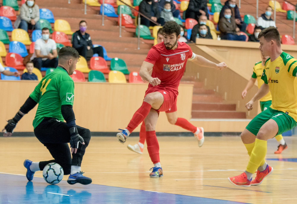 United Galați a învins cu 8-2 pe Luceafărul Buzău în etapa a VI-a din Liga 1 la futsal
