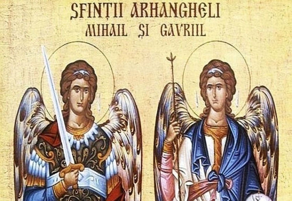 Aproape 1,5 milioane de români îşi sărbătoresc astăzi onomastica, de Sfinţii Arhangheli Mihail şi Gavriil