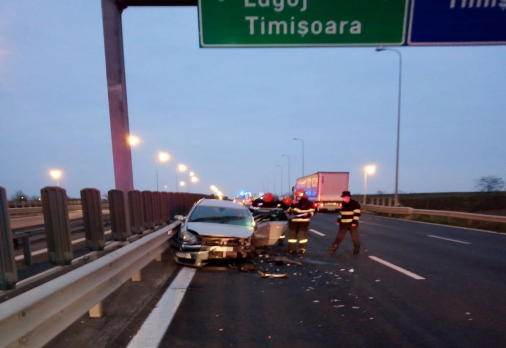 Accident grav pe autostrada A1 – 5 persoane au fost rănite