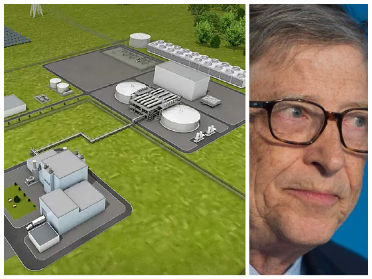Satul lui Bill Gates construiește primul mini-reactor nuclear. Trei miliardari și un proiect pentru salvarea omenirii