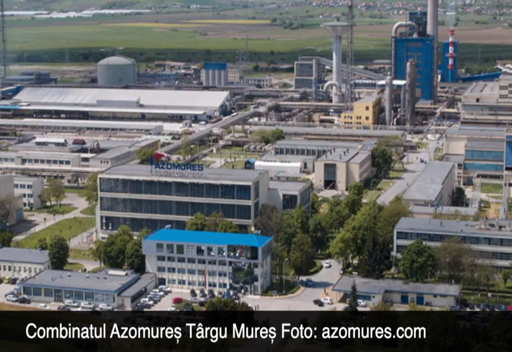Azomureș își oprește producția din cauza prețului ridicat la energie, deși a primit subvenții de la stat