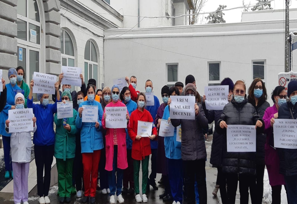 Proteste la spitalele din Galați și Tecuci