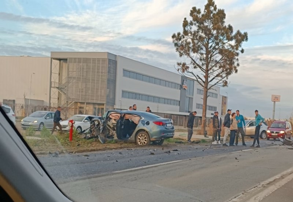 Accident mortal la intrarea în Timișoara: trei mașini s-au ciocnit