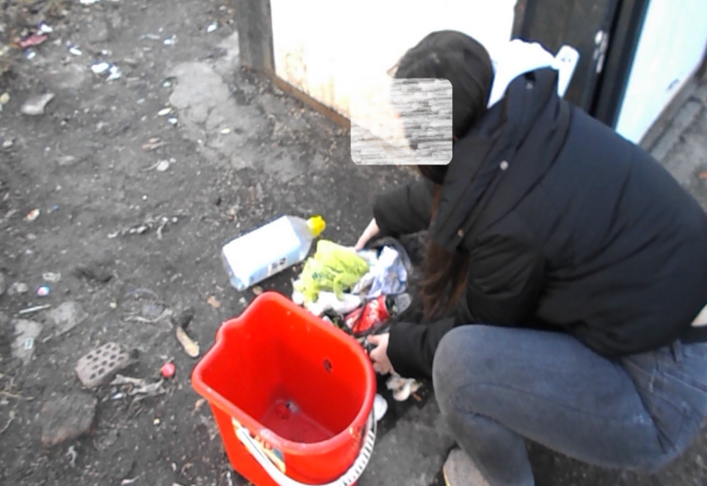 11 persoane surprinse în timp ce aruncau tot felul de deșeuri pe domeniul public