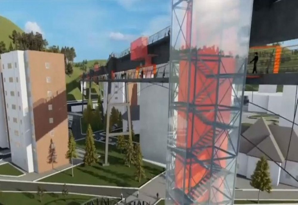 Funicularul de calcar din centrul Reșiței va fi transformat  într-un spațiu de agrement ultramodern
