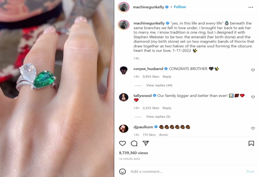 Megan Fox se mărită! Cum arată inelul de logodnă