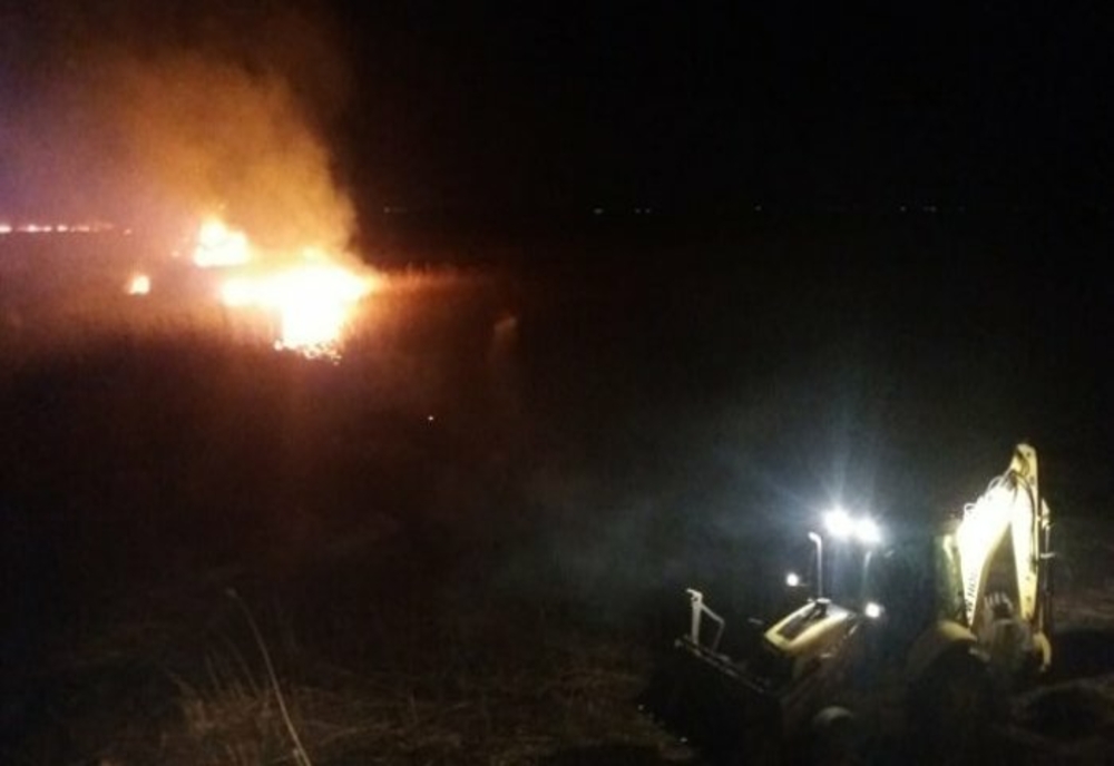 Incendiu de vegetație pe 50 de hectare, în Prahova