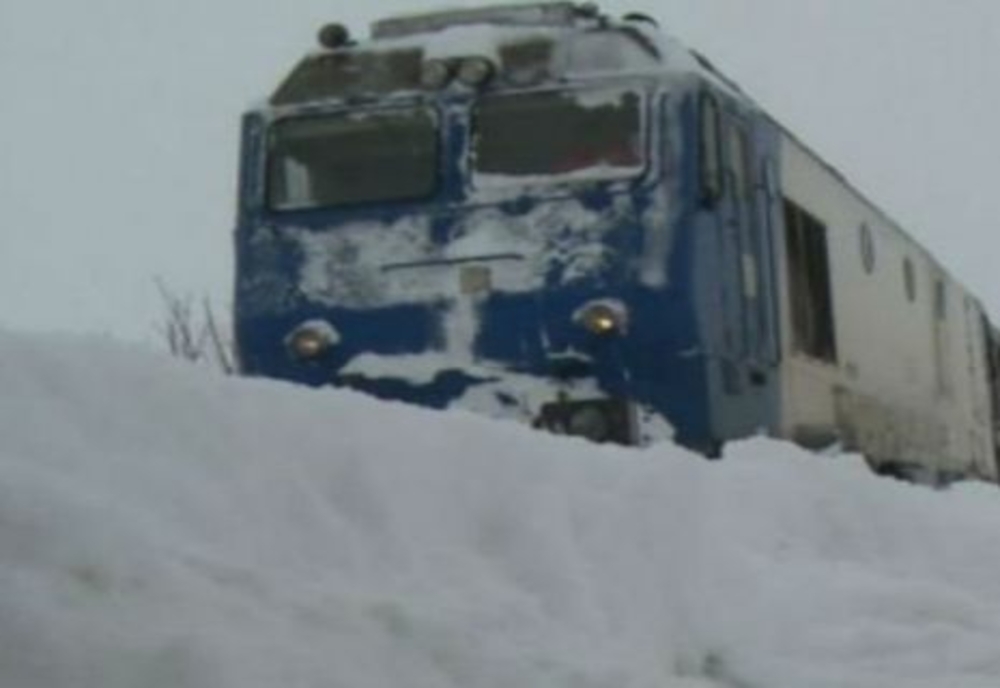 CFR Călători: Întârzieri ale trenurilor din cauza ninsorilor