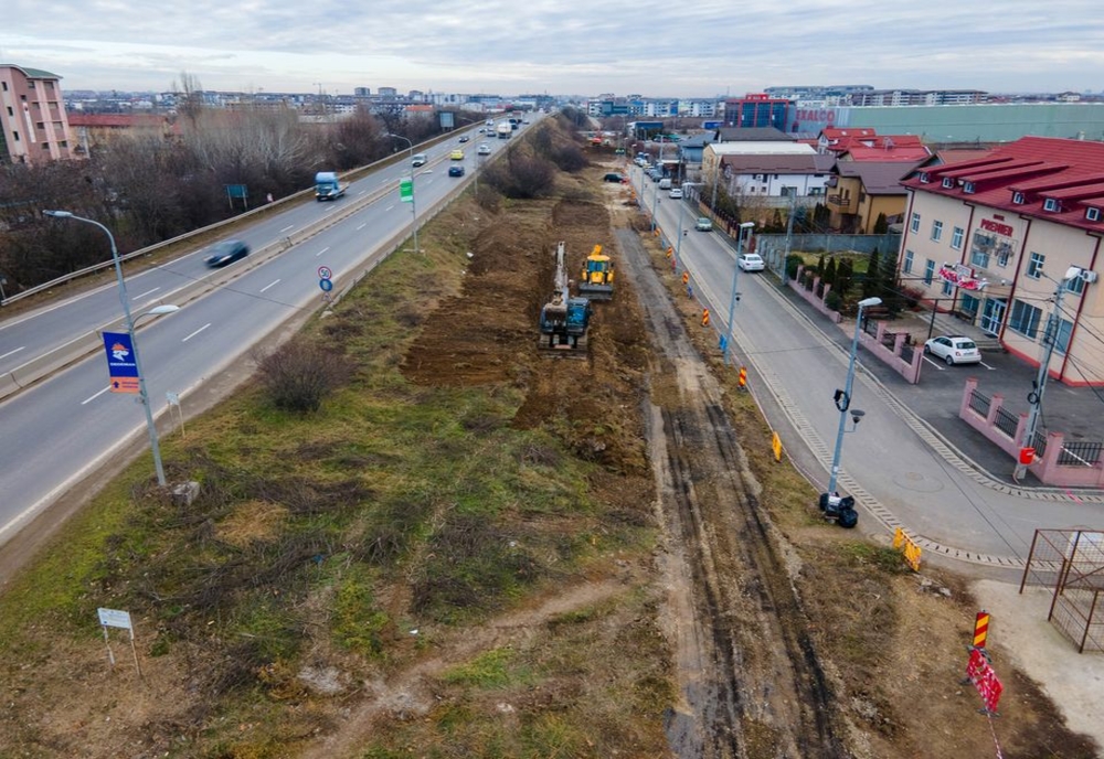 Centura București : au început lucrările pentru construirea unei bretele noi la pasajul Bragadiru (DN 6)
