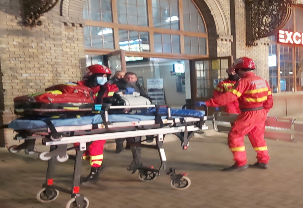 Incendiu în Gara din Arad: pompierii fac un exercițiu