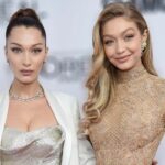 Surorile Gigi și Bella Hadid, goale într-o campanie Versace