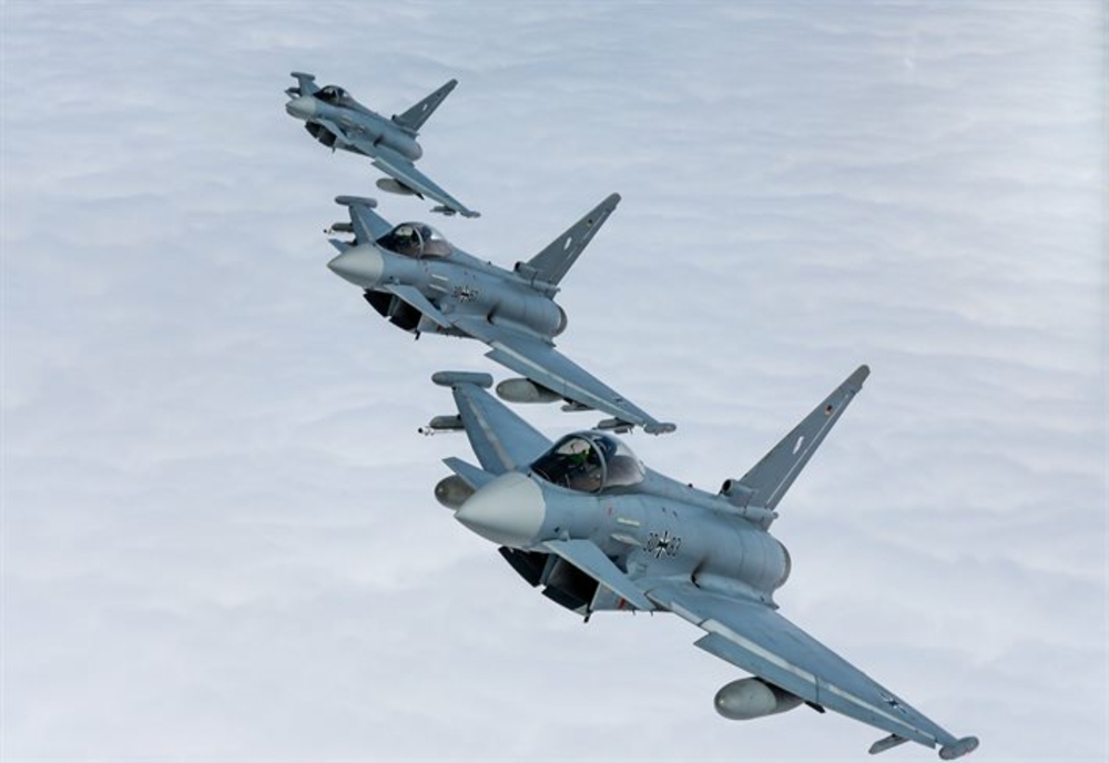Avioane Eurofighter Typhoon au aterizat la Mihail Kogălniceanu