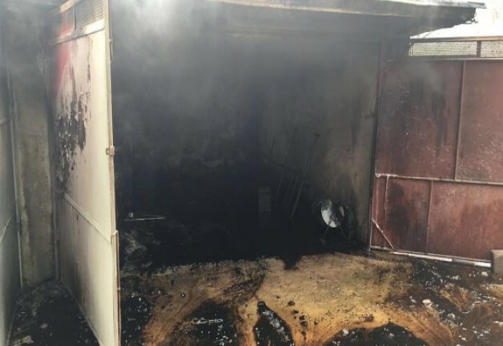 Incendiu la un atelier de tapițerii auto din Ploieşti