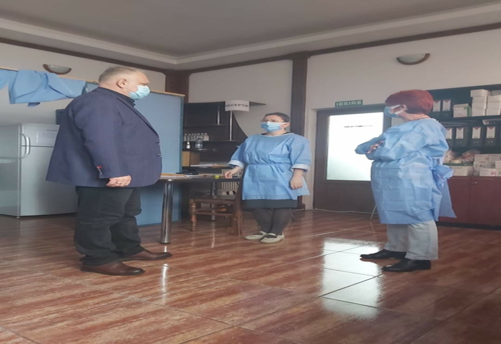 Prefectul Brăilei a vizitat centrele de vaccinare din municipiu