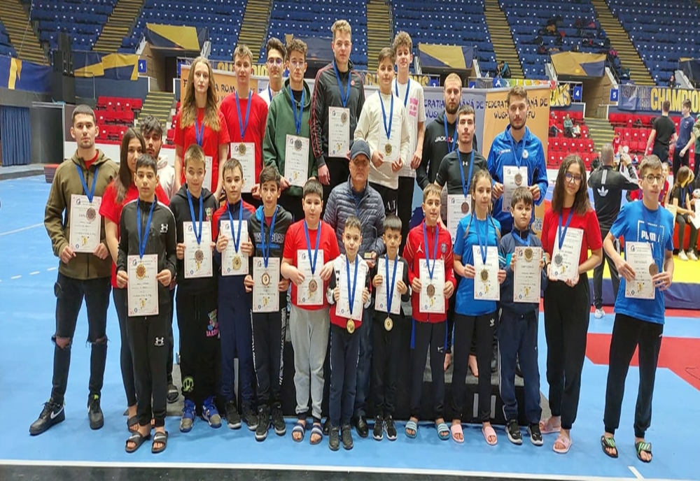23 de medalii obţinute de sportivii giurgiuveni de la CS Aqila Giurgiu, la Campionatul Naţional de Wushu Kungfu