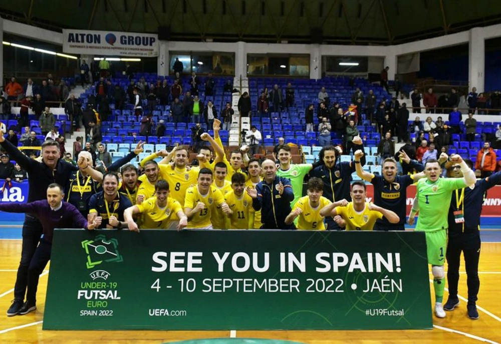 România U19 s-a calificat la Campionatul European de futsal! Darius Roca și Andrei Crudu au contribuit la această calificare