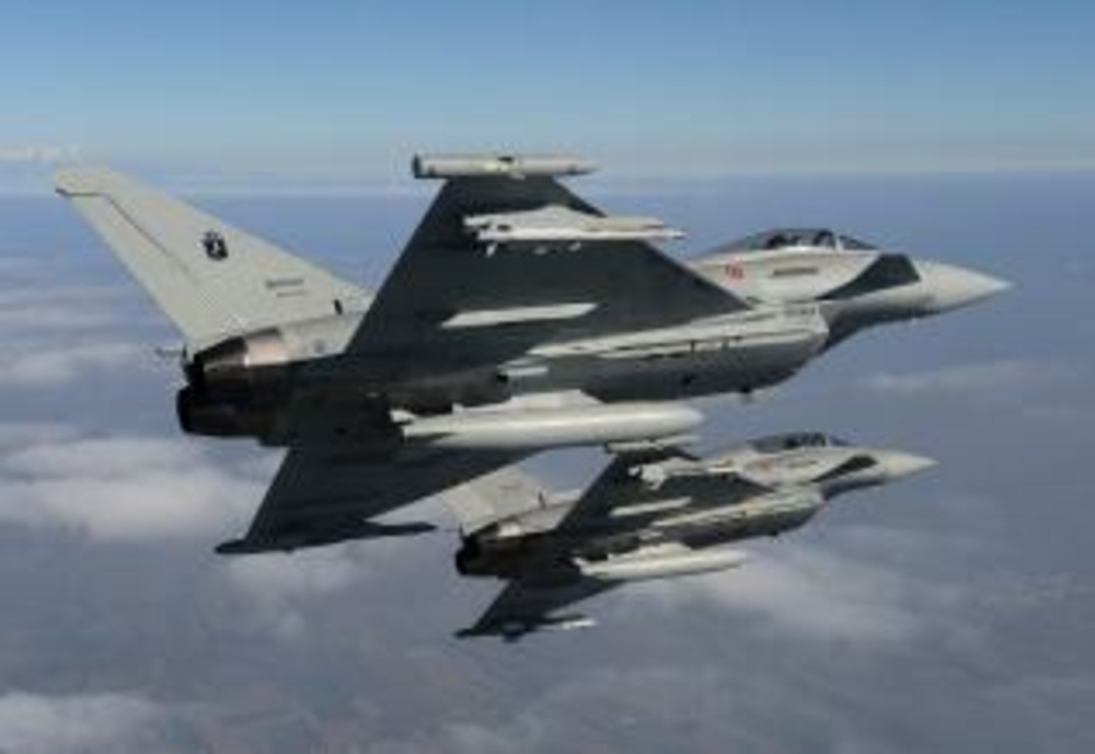 Aeronavele  Eurofighter Typhoon ale Forțelor Aeriene Italiene au ajuns la baza Mihail Kogălniceanu