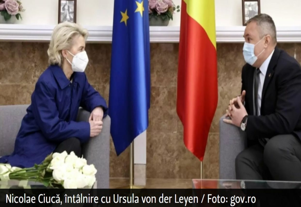 Nicolae Ciucă, MUTARE importantă pentru România, după întâlnirea cu președintele Comisiei Europene