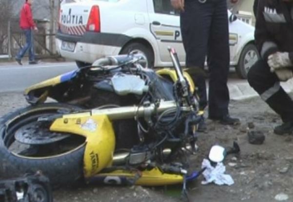 Accident violent între o motocicletă și un TIR, în apropiere de Târgoviște