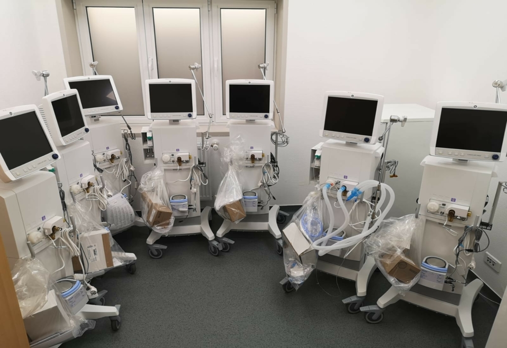 Aparatură nouă la SJU Bistrița: 12 aparate pentru ventilație pulmonară! În ce secții vor ajunge