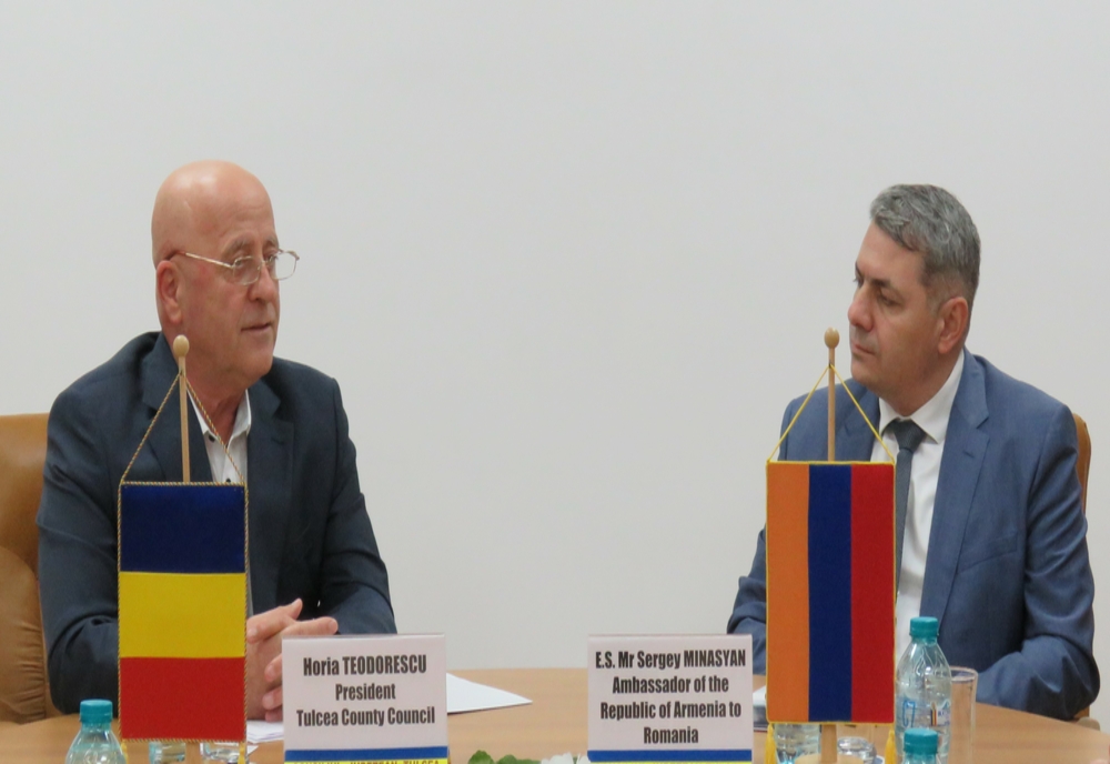 Ambasadorul Republicii Armenia în România, în vizită la Tulcea