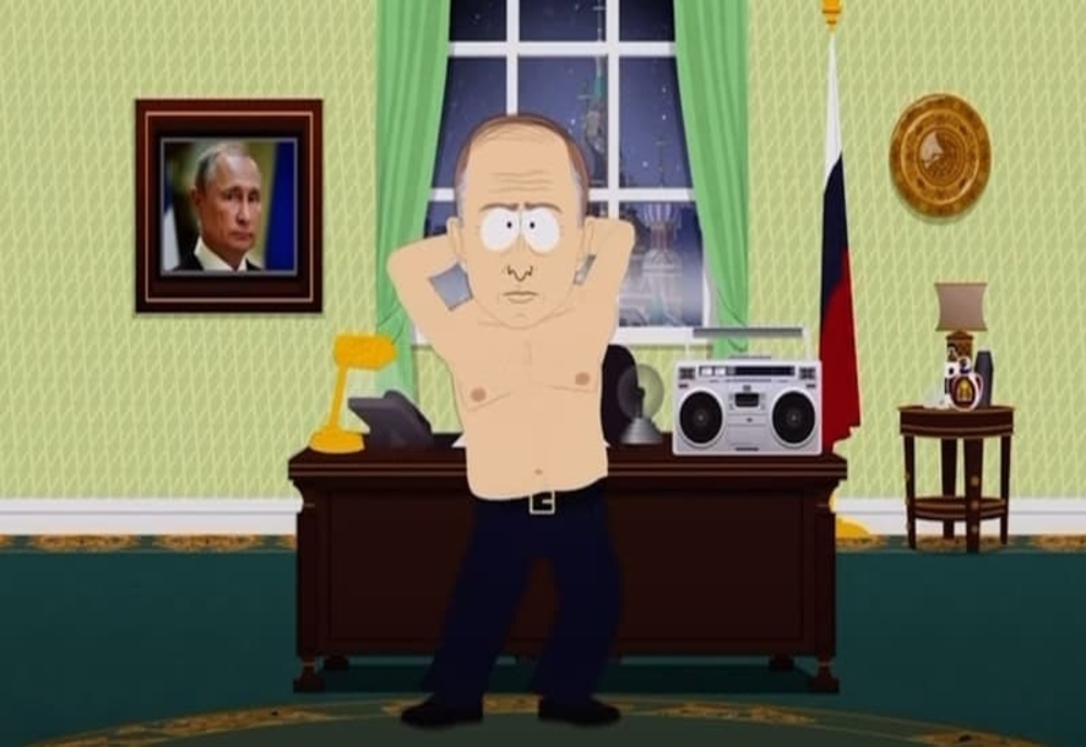 Primul serial care abordează tema războiului. Vladimir Putin apare în South Park
