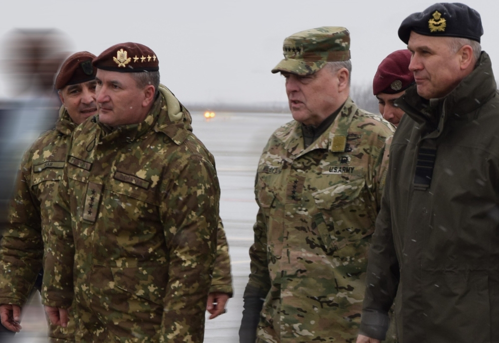 Șeful Armatei SUA, vizită la Baza Aeriană Mihail Kogălniceanu