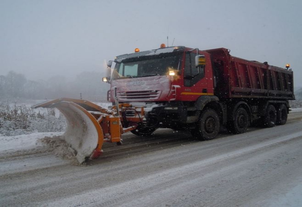 Pe toate drumurile din județul Constanța se circulă în condiții de iarnă
