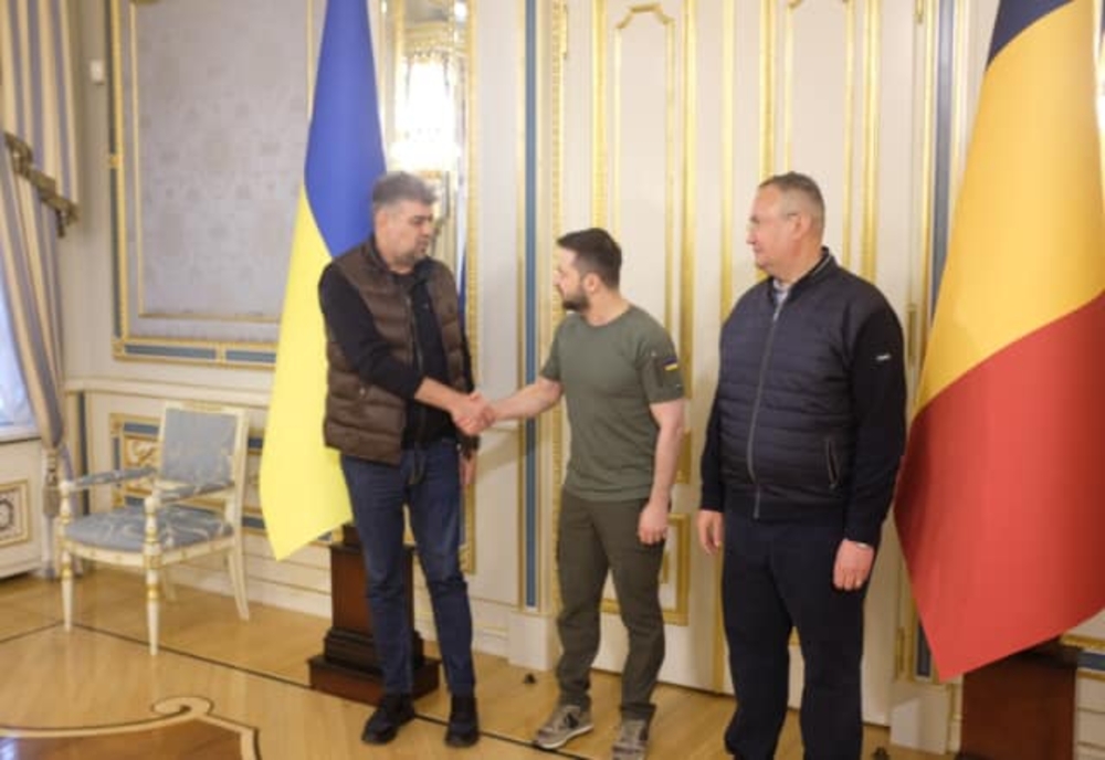 Marcel Ciolacu, după întâlnirea cu președintele Zelenski: „Armata cu picioare de lut a lui Putin trebuie să se zdrobească de zidul ucrainean”